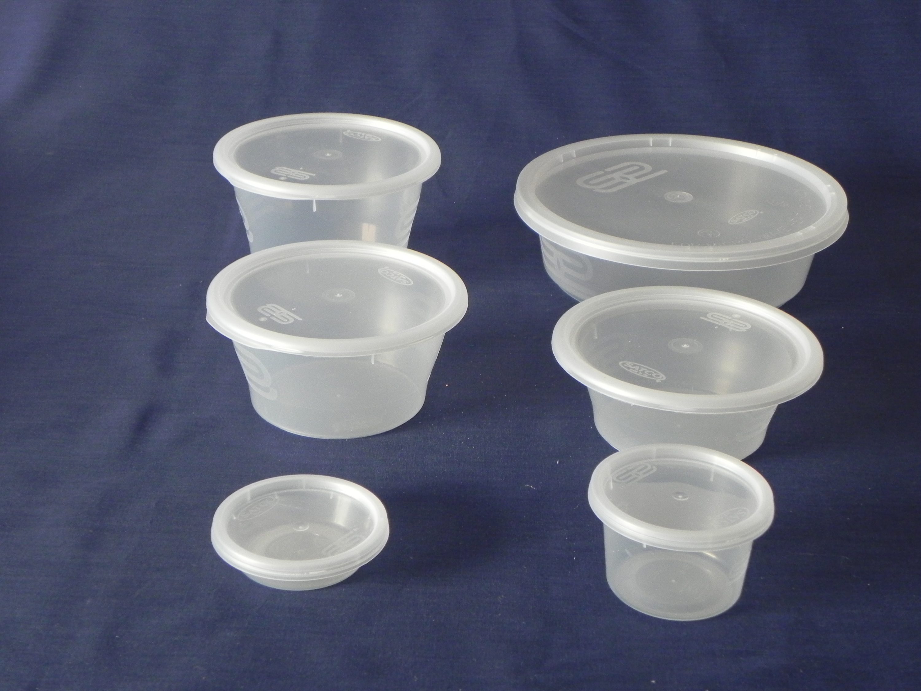 Round Microwave Containers