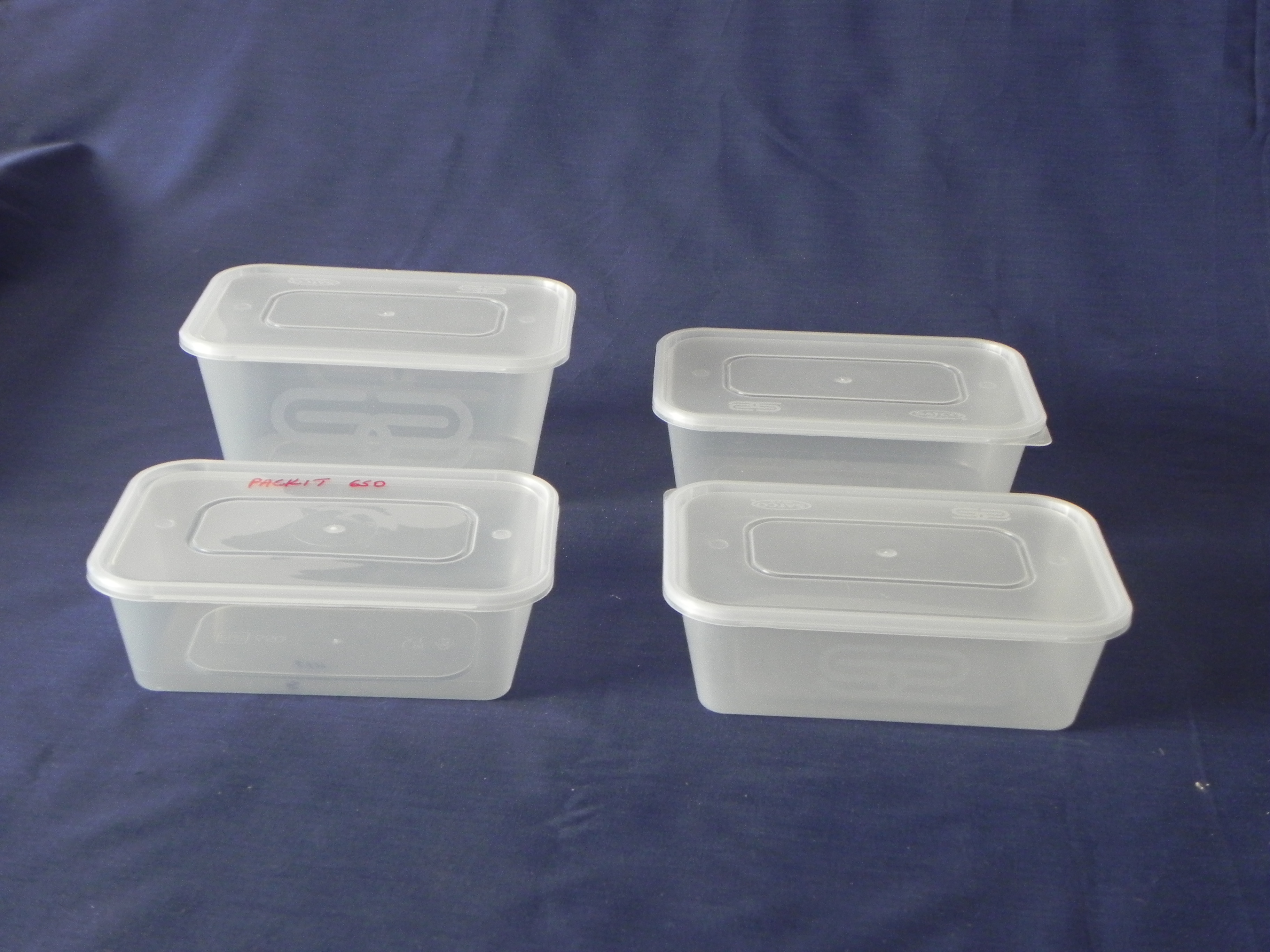 Rectangular Microwave Containers