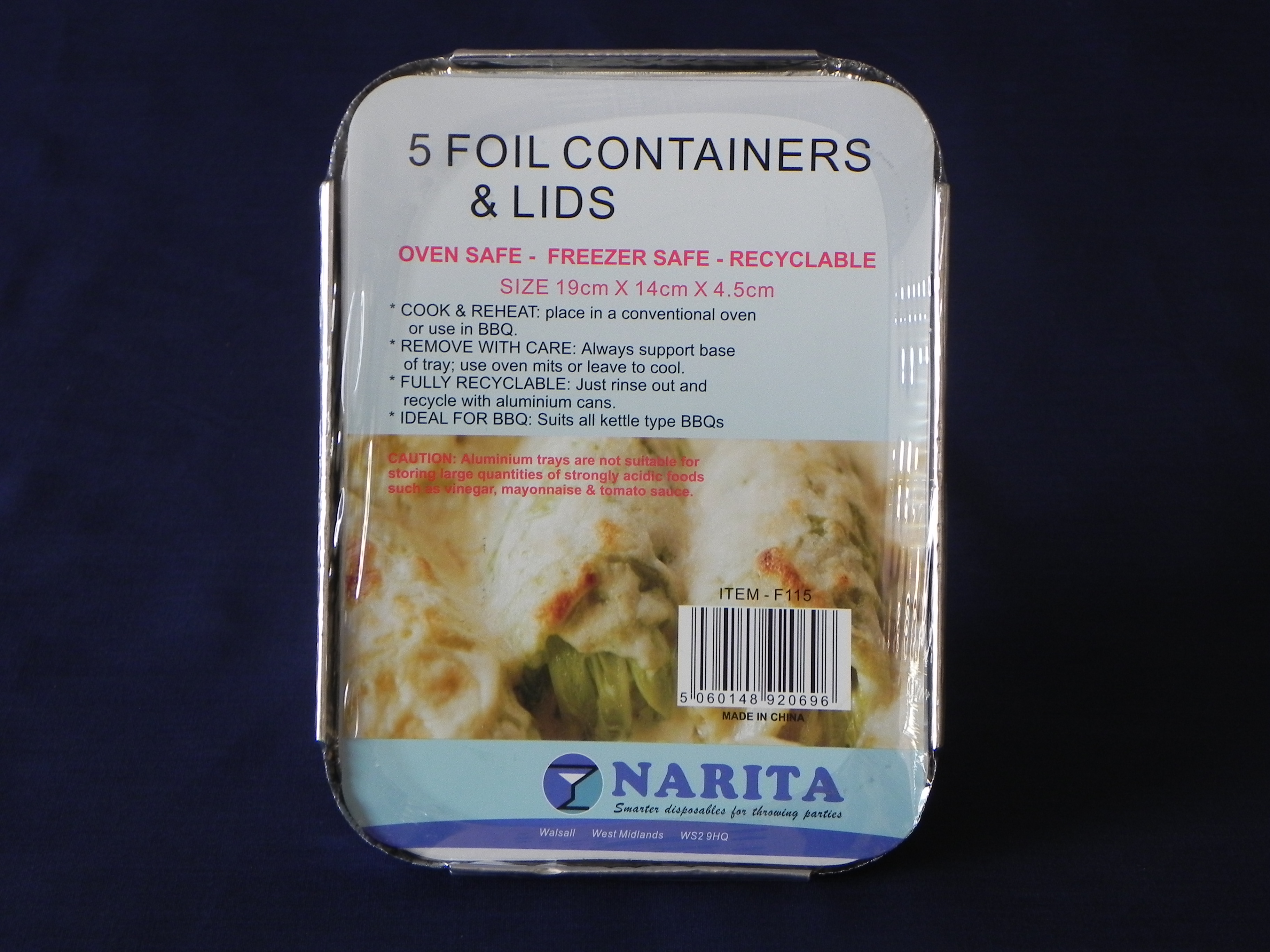 23oz Foil Containers & Lids